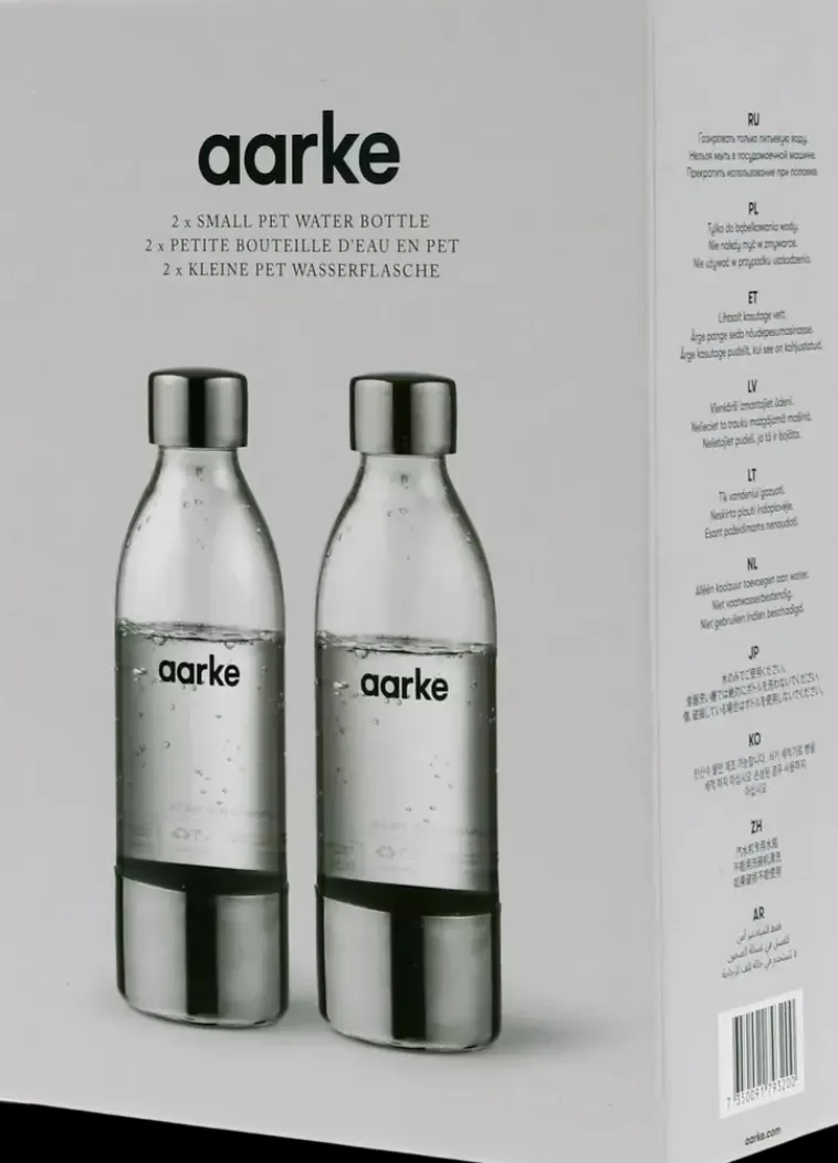 Aarke 2 Pack Pet Vesipullo For Carbonator 3, 450Ml, Teras Fashion