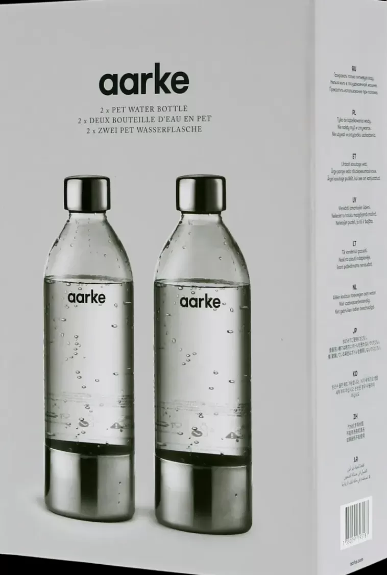 Aarke 2 Pack Pet Vesipullo For Carbonator 3, 800Ml, Teras Discount