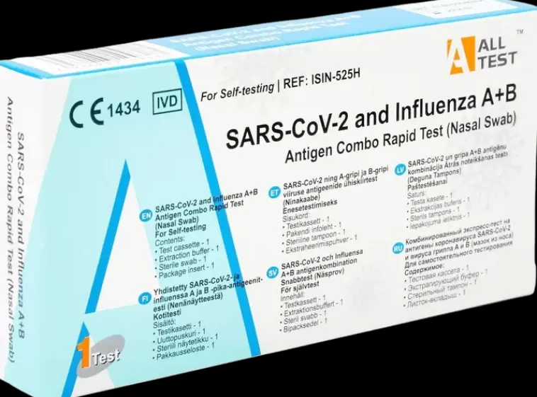 Alltest Covid-Influenssa Kotitesti 1Kpl Hot