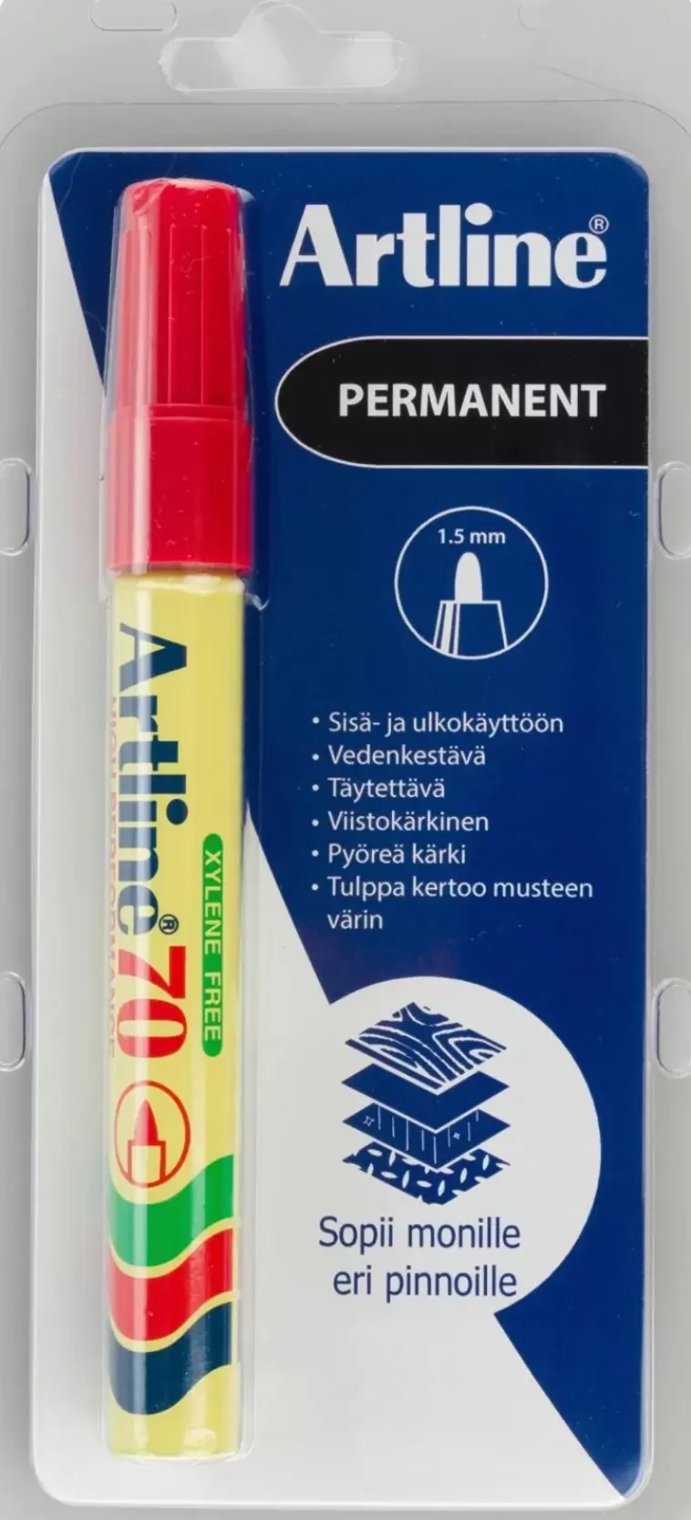 Artline Huopakyna 70 1,5Mm Punainen Discount