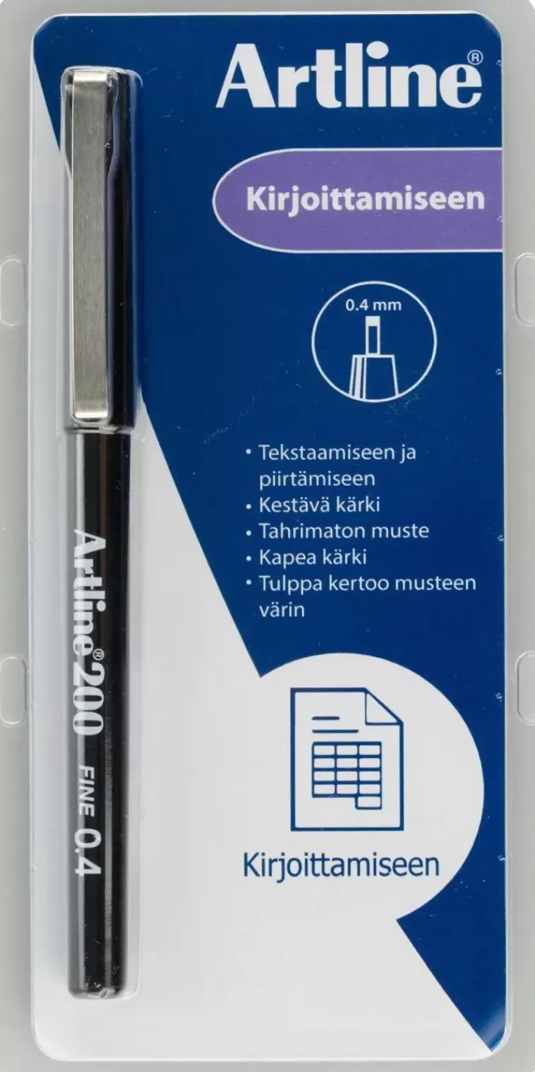 Artline Kuitukyna 200 0,4Mm Musta Cheap