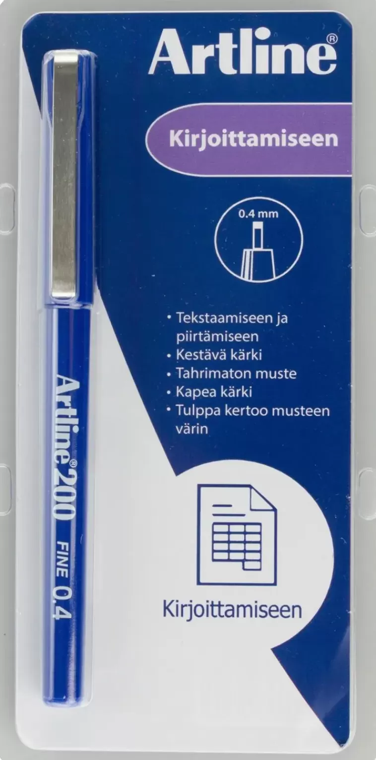 Artline Kuitukyna 200 0,4Mm Sininen Store