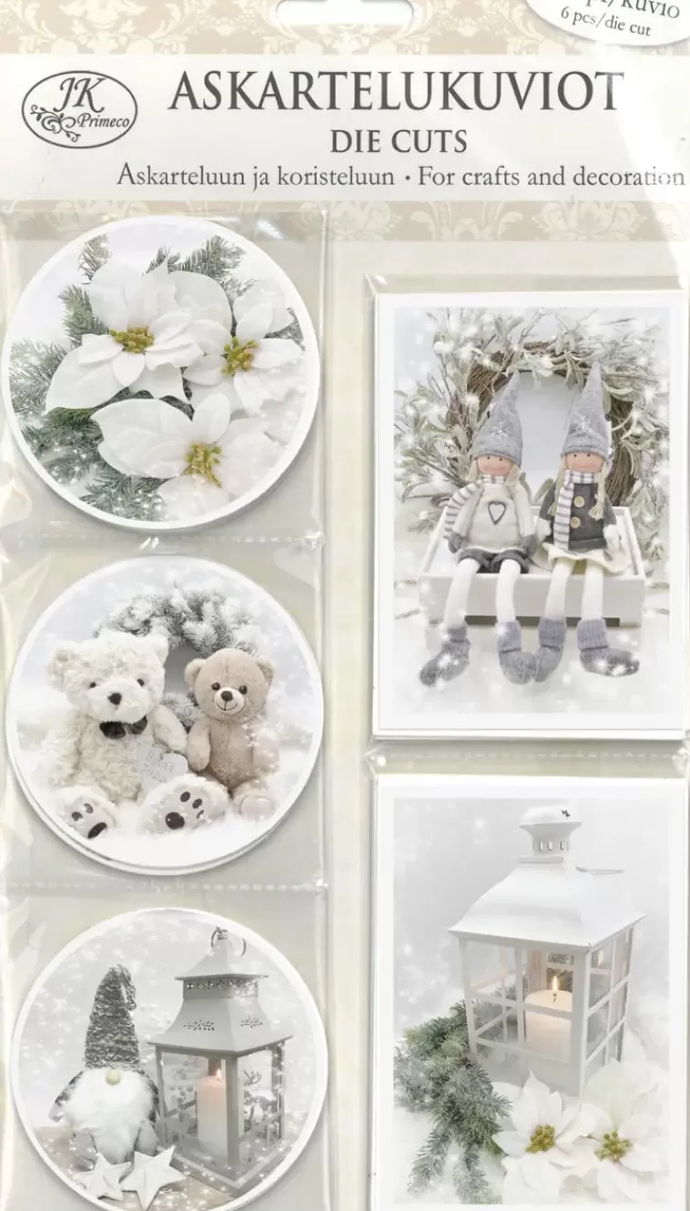 J.K. Primeco Askartelukuvio Deco Harmaa New