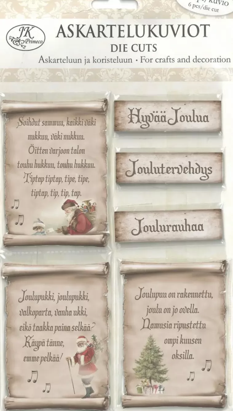 J.K. Primeco Askartelukuvio Joululaulut Nostalgia Flash Sale