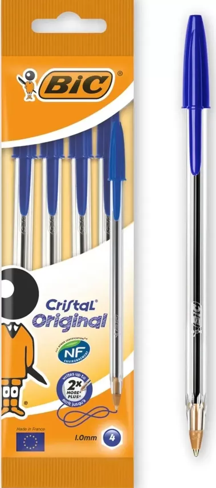 BiC Cristal Kuulakyna 4Kpl Flash Sale