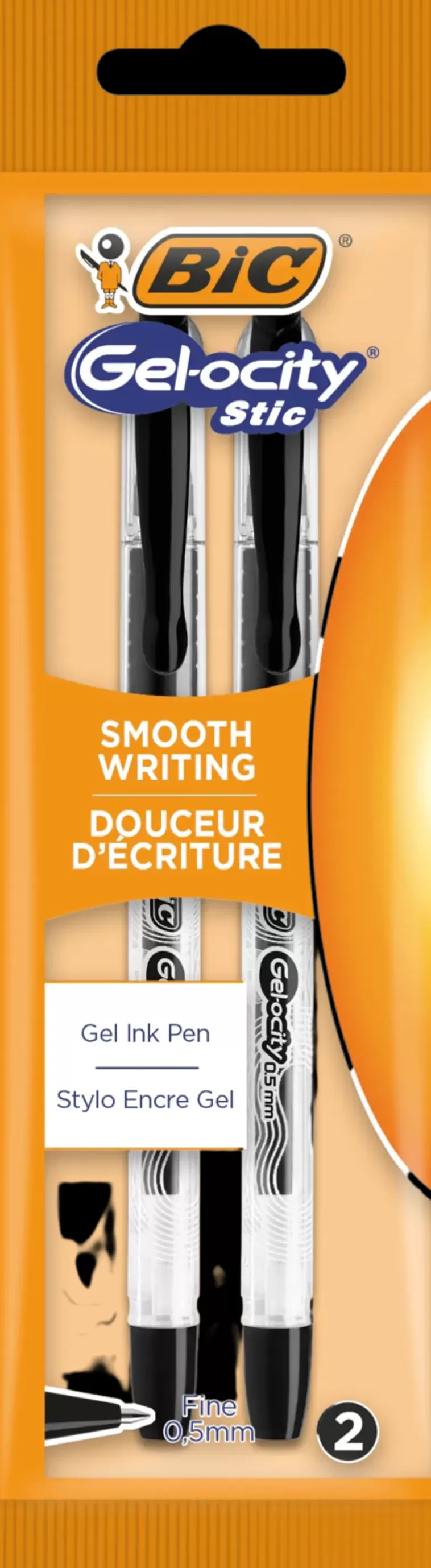 BiC Gelocity Stic Geelikyna Musta 2Kpl Discount
