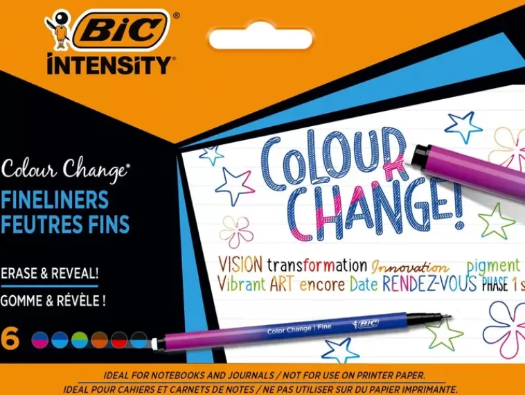 BiC Intensity Color Change Kuitukyna 6 Kpl Cheap