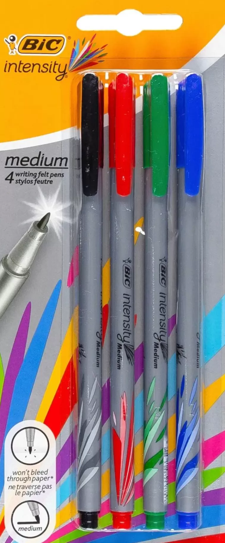 BiC Intensity Medium Perusvarit 4Kpl Fineliner Online