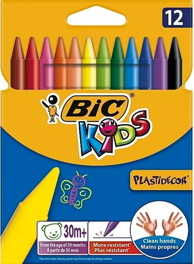 BiC Kids Plastidecor Muovivahaliitu 12Kpl Fashion