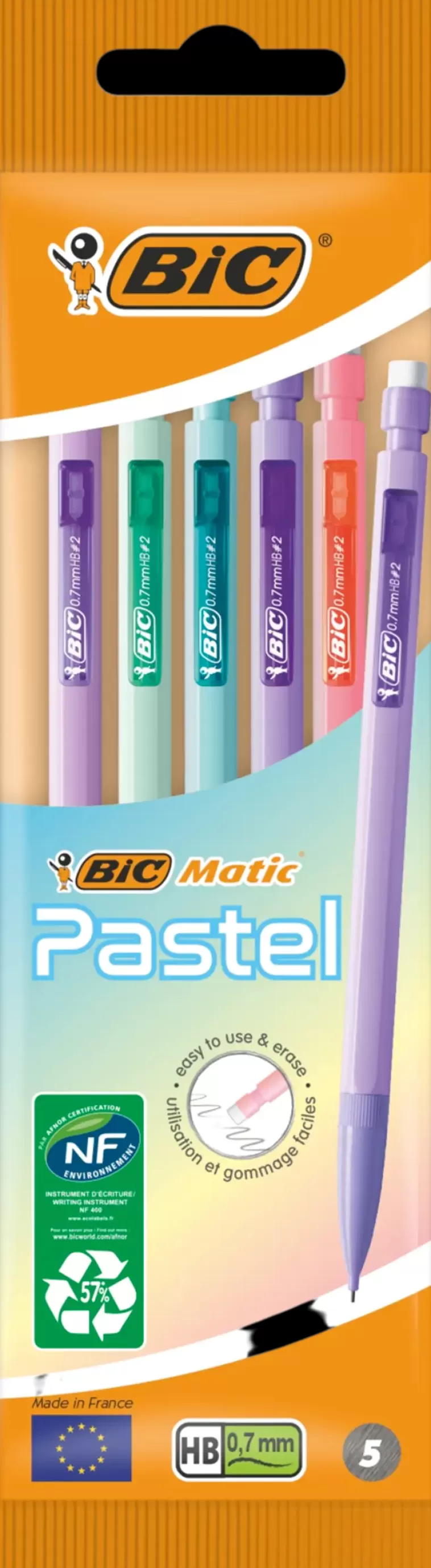 BiC Matic Pastel Lyijytaytekyna 5Kpl Cheap