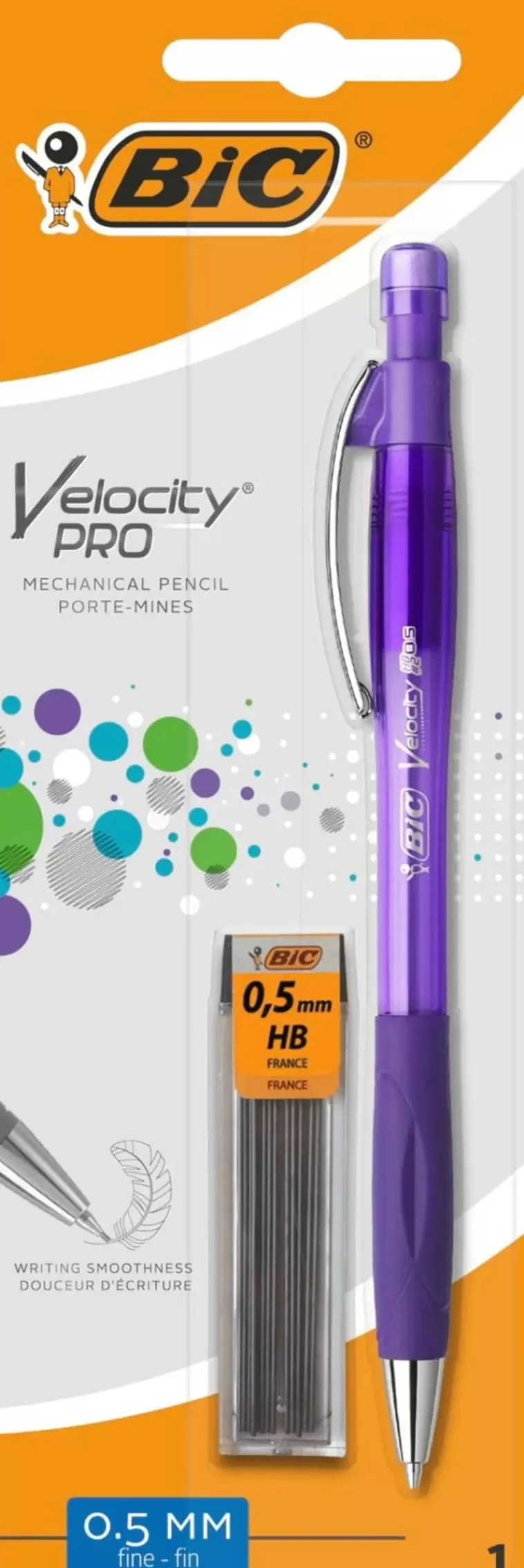 BiC Velocity Pro Lyijytaytekyna 0,5 + Tayttolyijyt 12Kpl Lajitelma Sale