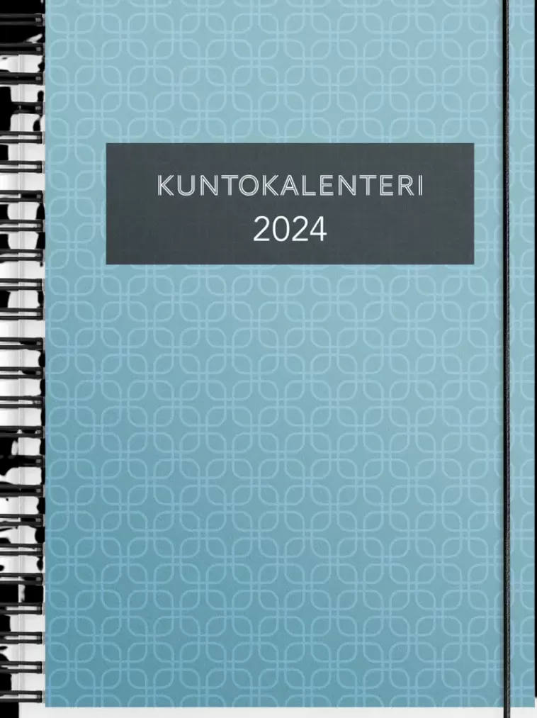 Burde Kalenteri 2024 Kuntokalenteri A5 Fashion