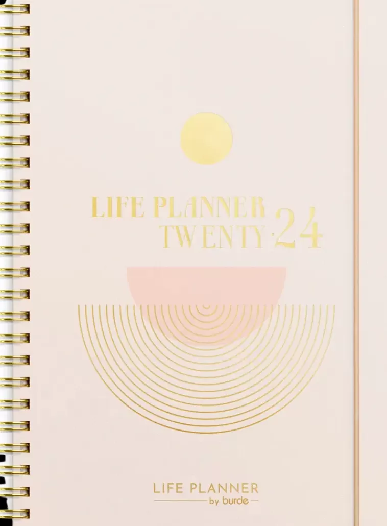 Burde Kalenteri 2024 Life Planner Pink Best