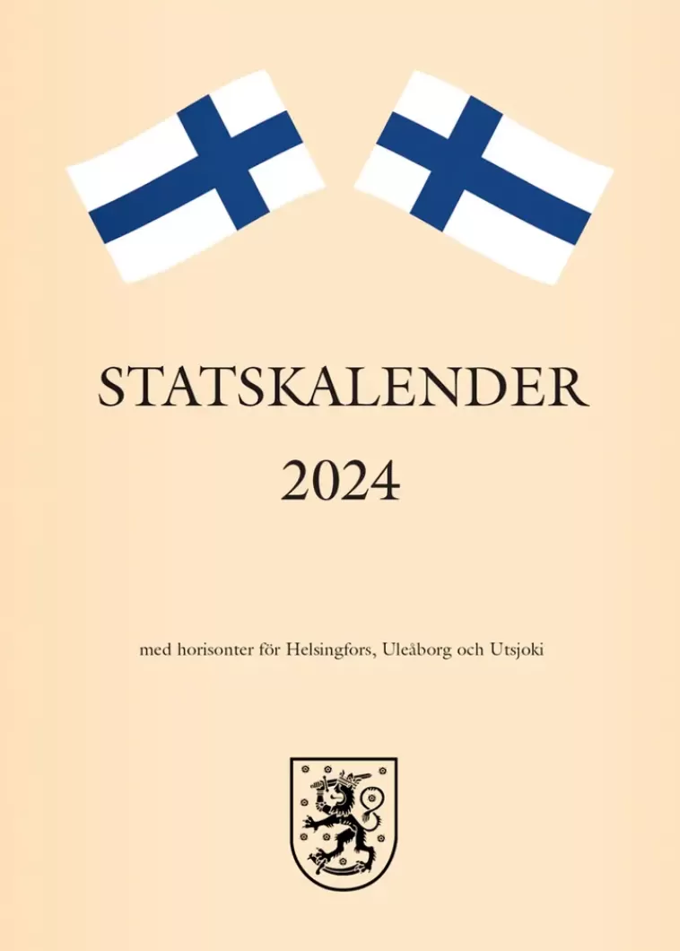 Burde Kalenteri 2024 Statskalender Ruotsinkielinen Clearance