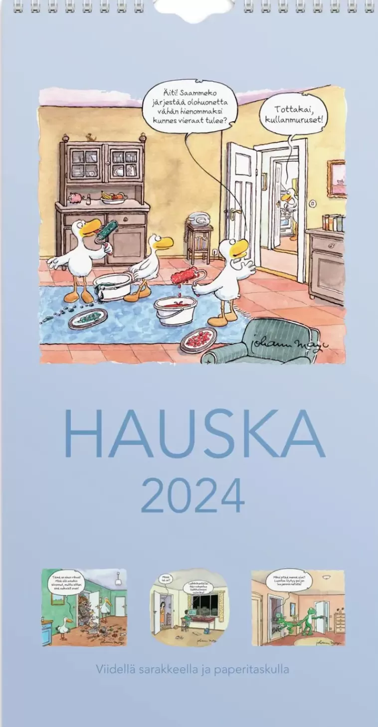 Burde Perhekalenteri 2024 Perhekalenteri Hauska Paperitaskulla Hot