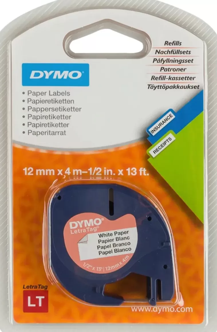 Dymo Letra Tag Teippi 12Mm 4M Fashion