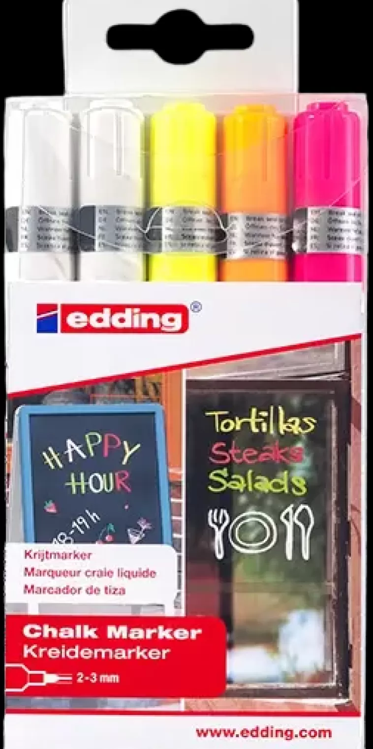 Edding Liitutaulukynasarja 4095 5 Kpl Best