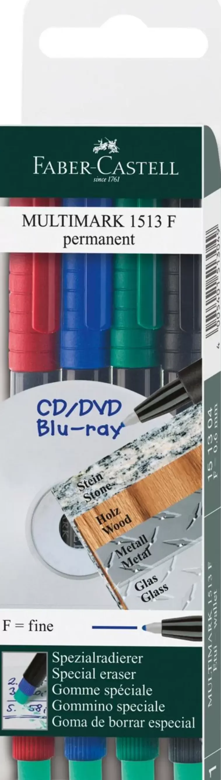 Faber-Castell Kalvokyna 4Kpl Spriiliukoinen Clearance