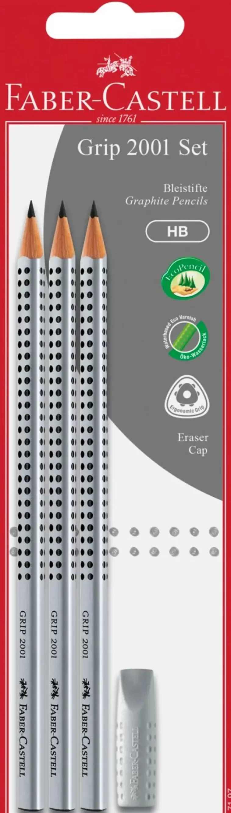 Faber-Castell Lyijykyna Grip 3Kpl Best