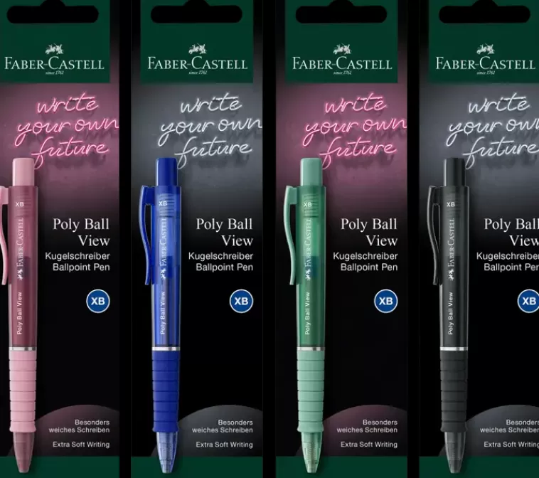 Faber-Castell Poly Ball View Kuulakyna Xb Sininen Muste Varilajitelma Online