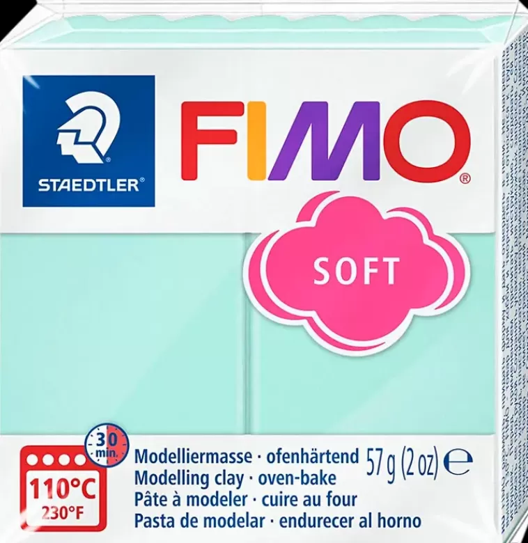 Fimo Muovailumassa Perusvari Mint 505 57G Hot