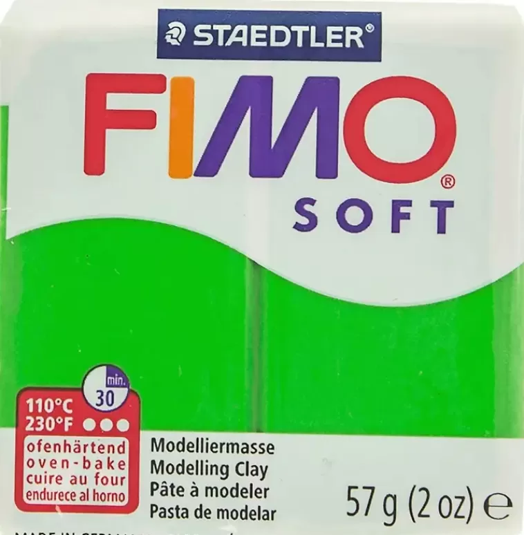 Fimo Soft Muovailumassa, Trooppinen Vihrea, 57 G Clearance