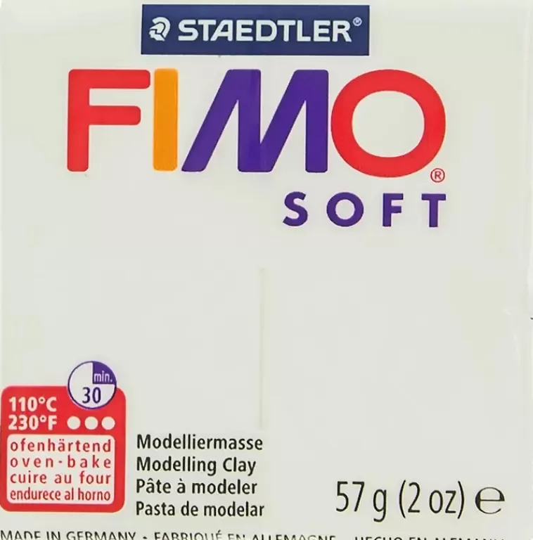 Fimo Soft Muovailumassa, Valkoinen, 57G Online
