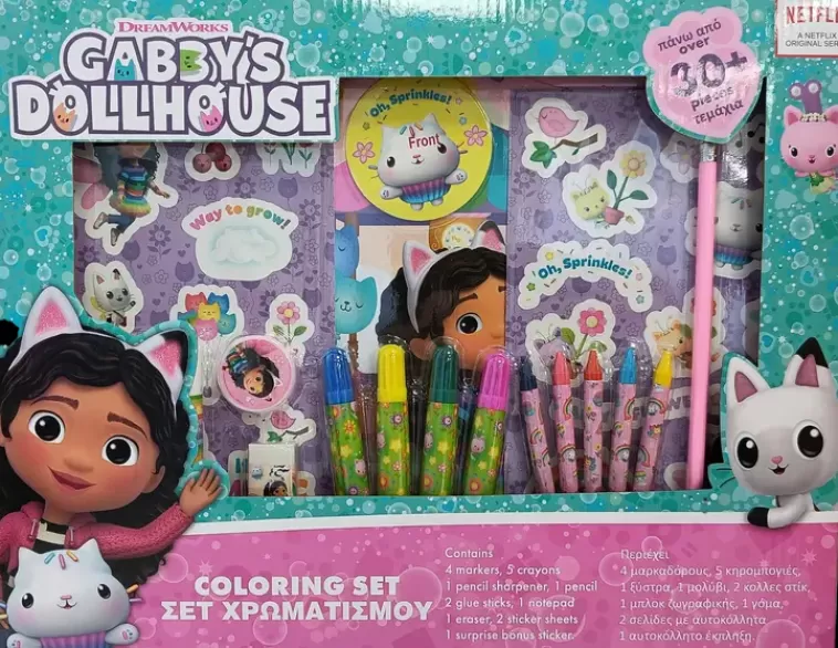 Gabby's Dollhouse Kirjoitussetti 30 Os. Cheap