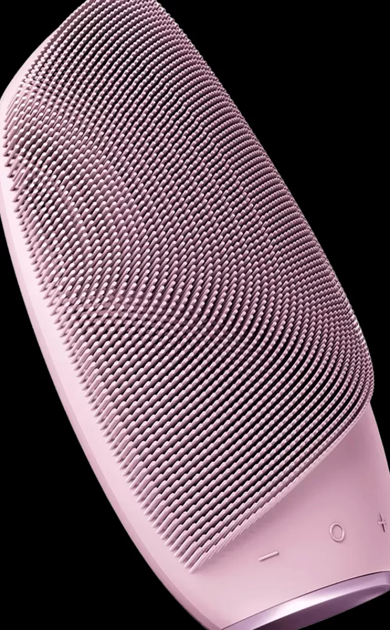GESKE Sonic Thermo Facial Brush 6 In 1 Pink Kasvojen Puhdistusharja New