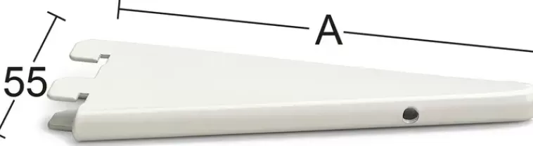 Habo U-Kannatin 611 25Cm Valkoinen Best