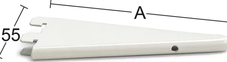 Habo U-Kannatin 611 35Cm Valkoinen Discount