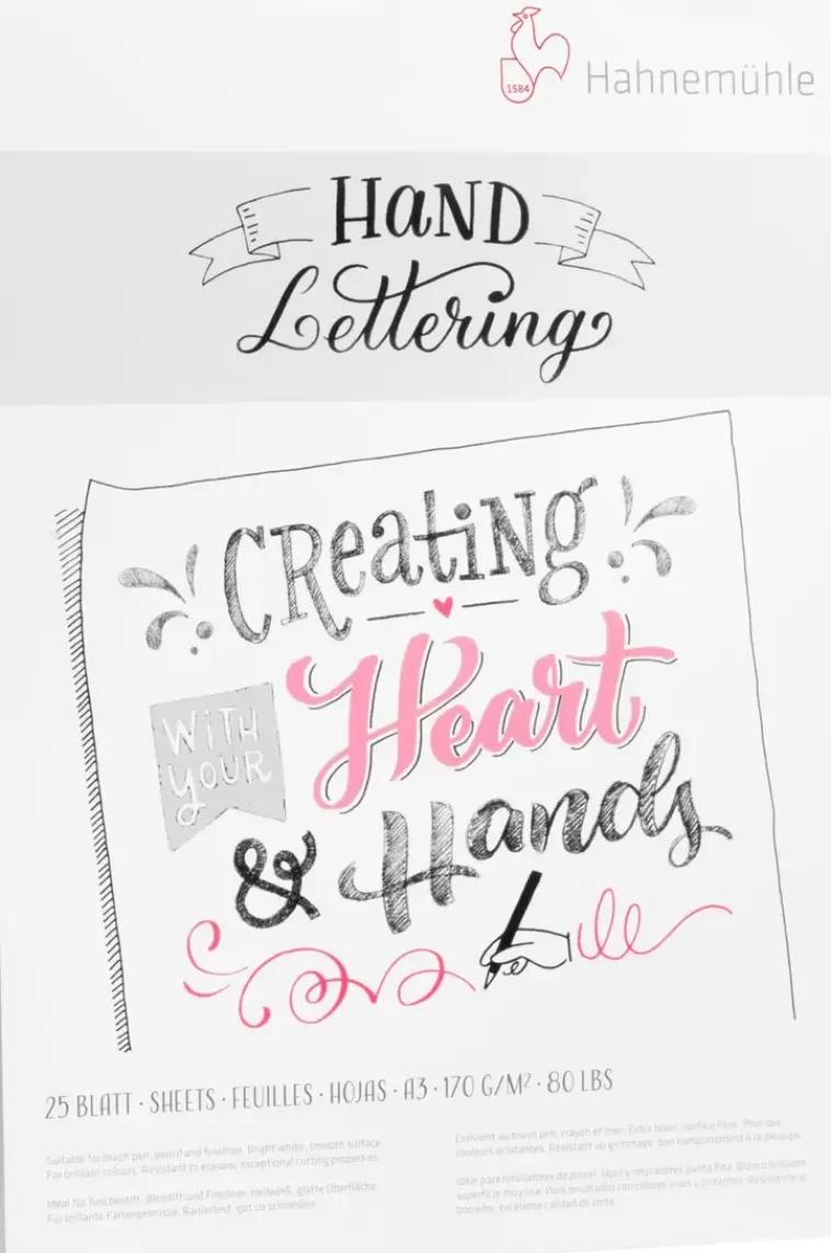 Hahnemühle Hahnemuhle Hand Lettering Lehtio A4 Clearance