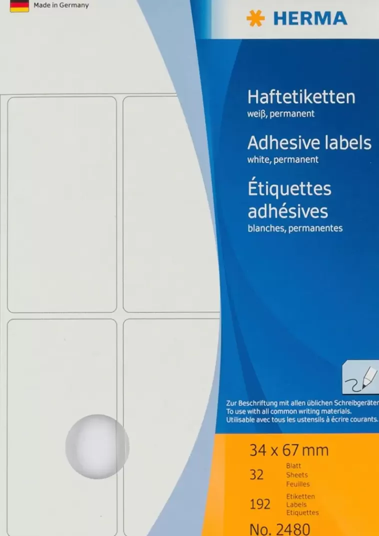 Herma Etiketti 34X67Mm Best Sale