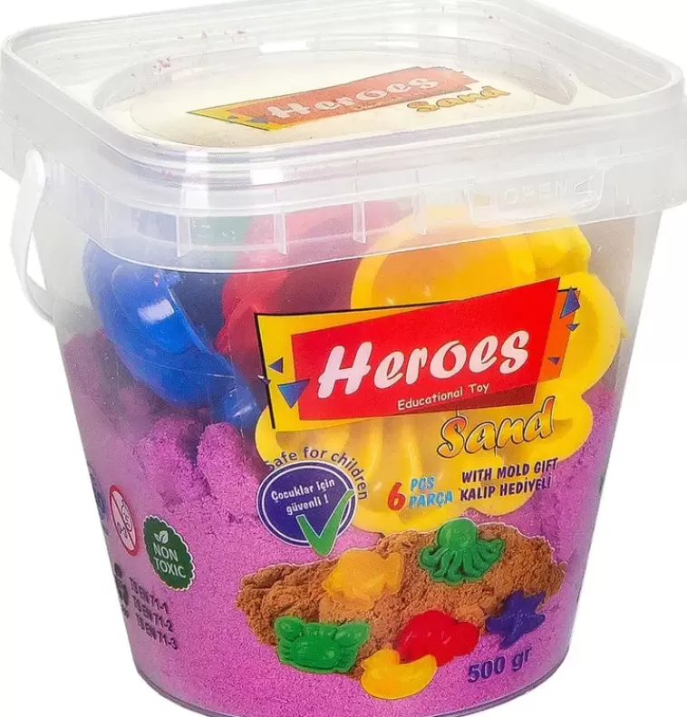 Heroes Taikahiekkaampari 0,5 Kg Ja Muotit Cheap