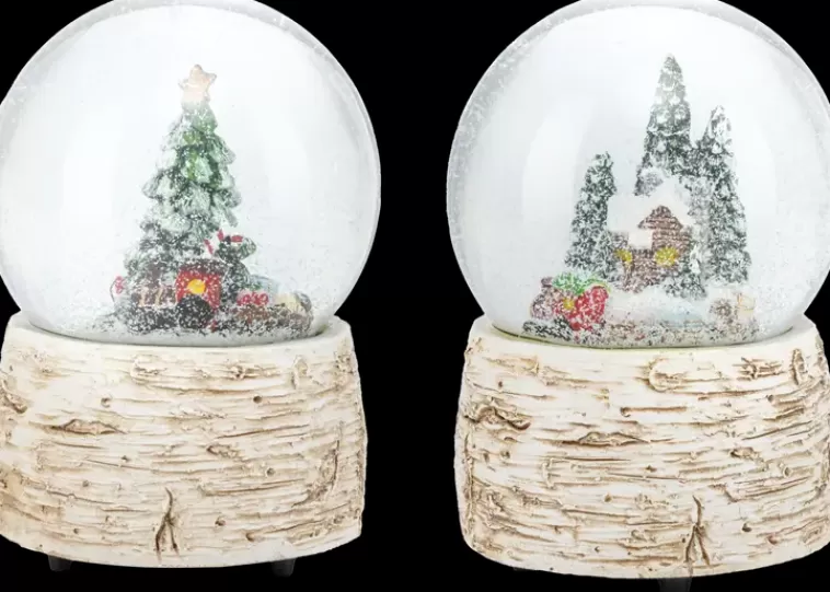 House Lumisadepallo Musiikilla Kuuset 15 Cm, Erilaisia Flash Sale