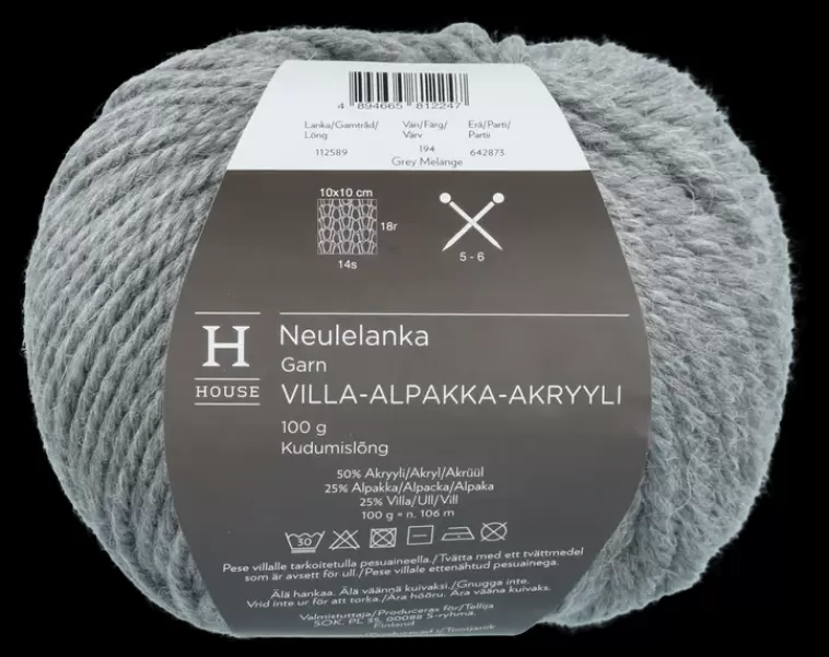 House Neulelanka Villa-Alpakka-Akryyli 112589 100 G Clearance