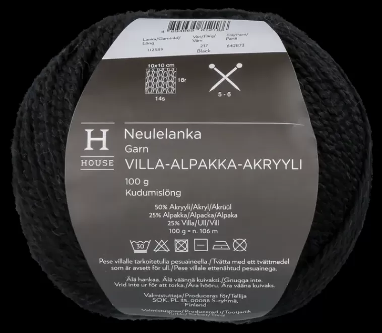 House Neulelanka Villa-Alpakka-Akryyli 112589 100 G Cheap