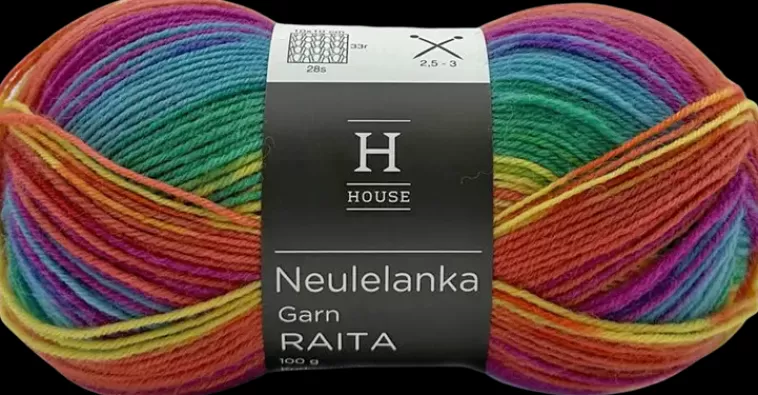 House Sukkalanka Raita-Kuvio 100 G, Rainbow-Varit Outlet