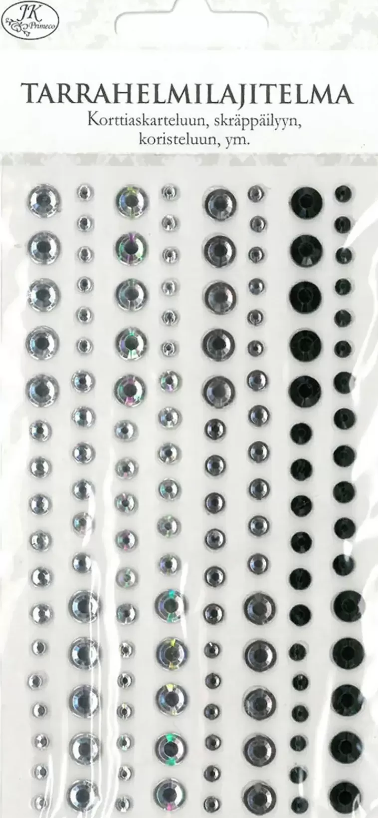 J.K. Primeco Glitterhelmilajitelma Tarralla Hopea/Musta Discount