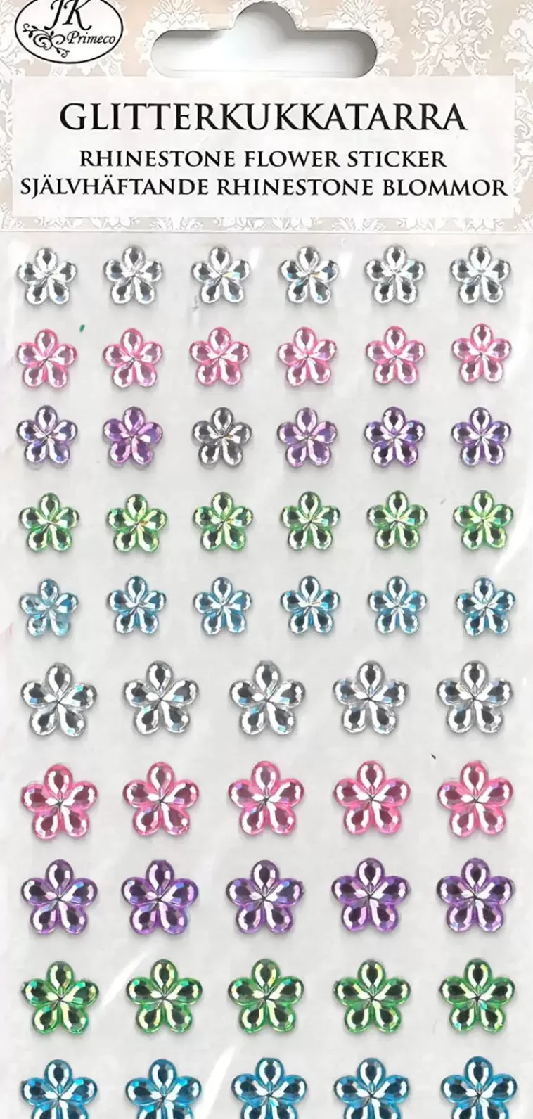 J.K. Primeco Glitterkukkatarra Varilajitelma Best