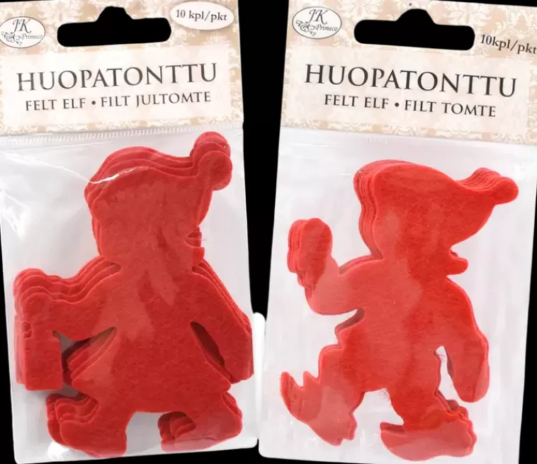 J.K. Primeco Huopatonttu Punainen 10 Kpl Store