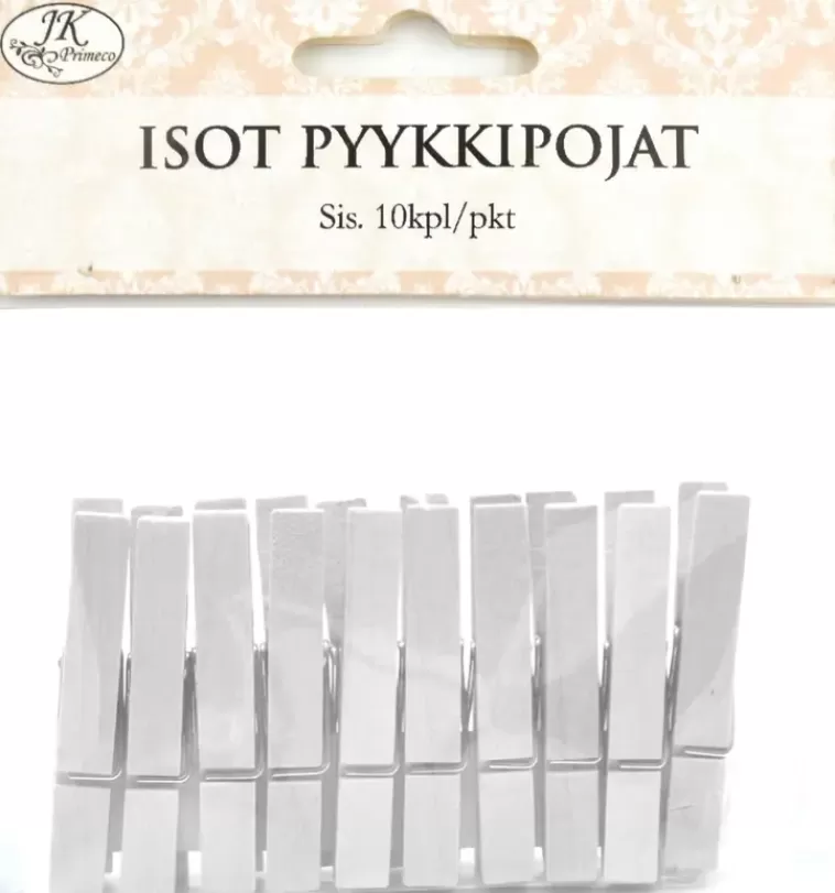J.K. Primeco Isot Pyykkipojat Valkoinen 10Kpl Shop