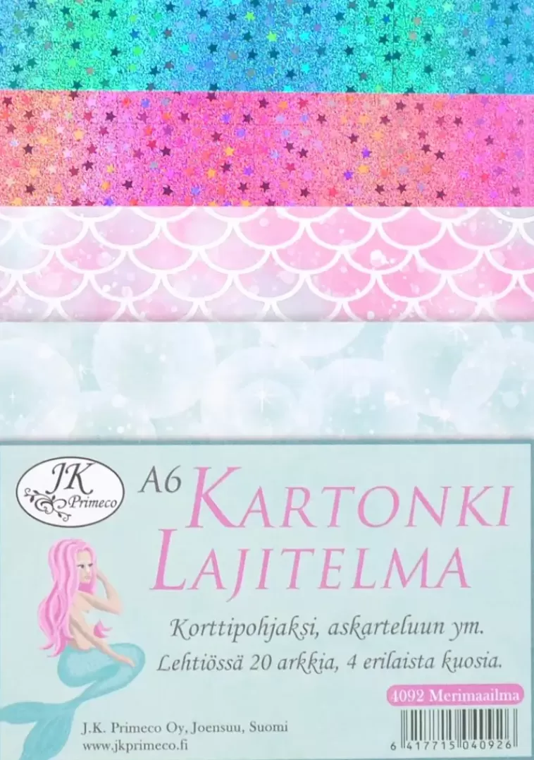 J.K. Primeco Kartonkilajitelma A6 Merimaailma 20Ark Clearance