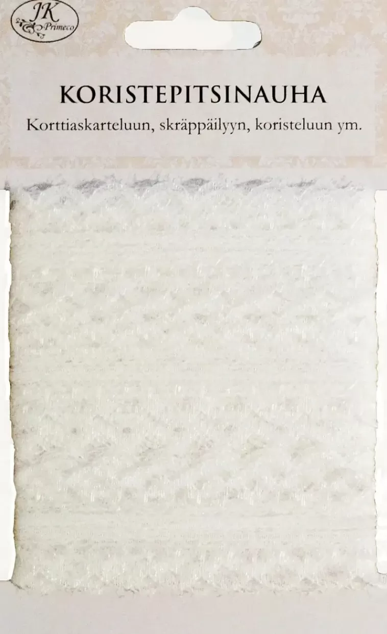 J.K. Primeco Koristepitsinauha 2,4Cmx7M Valkoinen Cheap