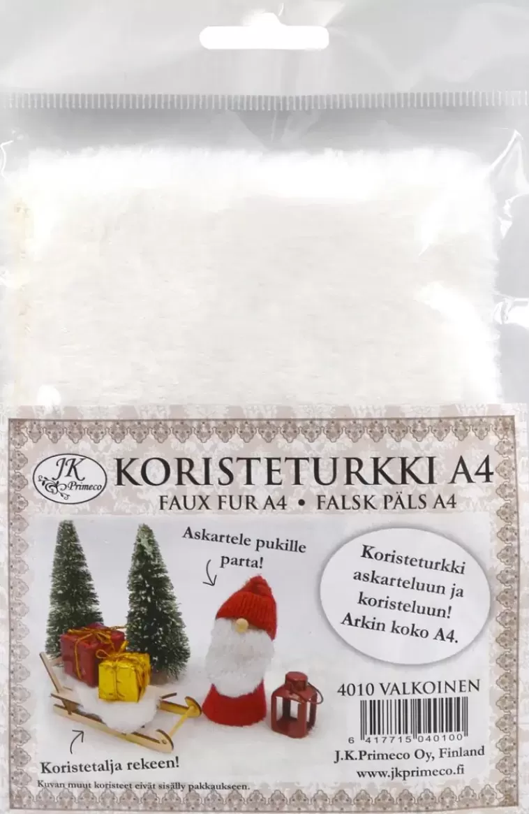 J.K. Primeco Koristeturkki A4 Valkoinen Cheap