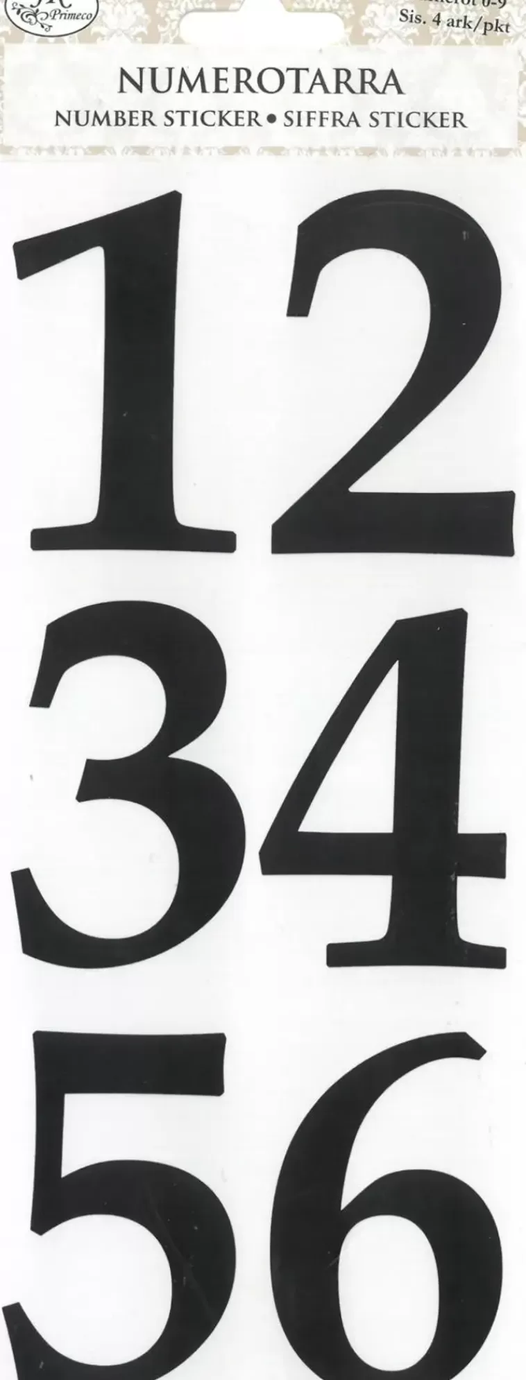 J.K. Primeco Numerotarra Iso 4Ark Fashion