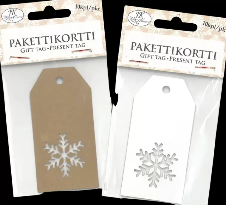 J.K. Primeco Pakettikortti Lumihiutale 10 Kpl Clearance