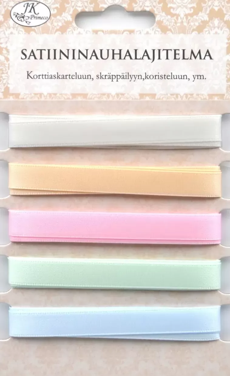 J.K. Primeco Satiininauhalajitelma Pastelli Fashion