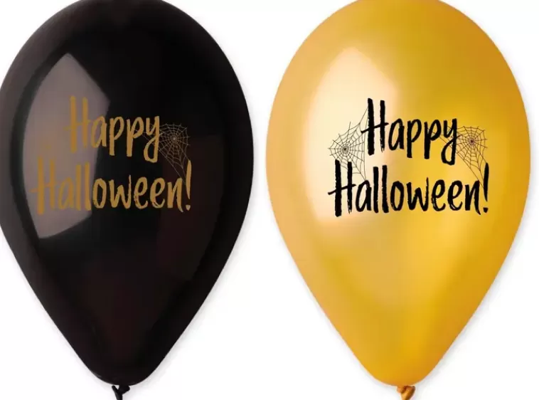 Juhlamaailma Happy Halloween Ilmapallo 30Cm 5Kpl Hot
