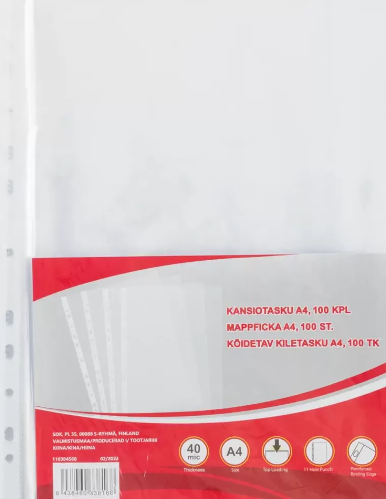 Ei merkkiä Kansiotasku A4 100 Kpl Cheap